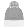 adidas Athletic Grey Cuffed Pom Beanie