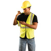 OccuNomix Men's Yellow High Visibility Value Mesh 5-pt. Break-Away Safety Vest