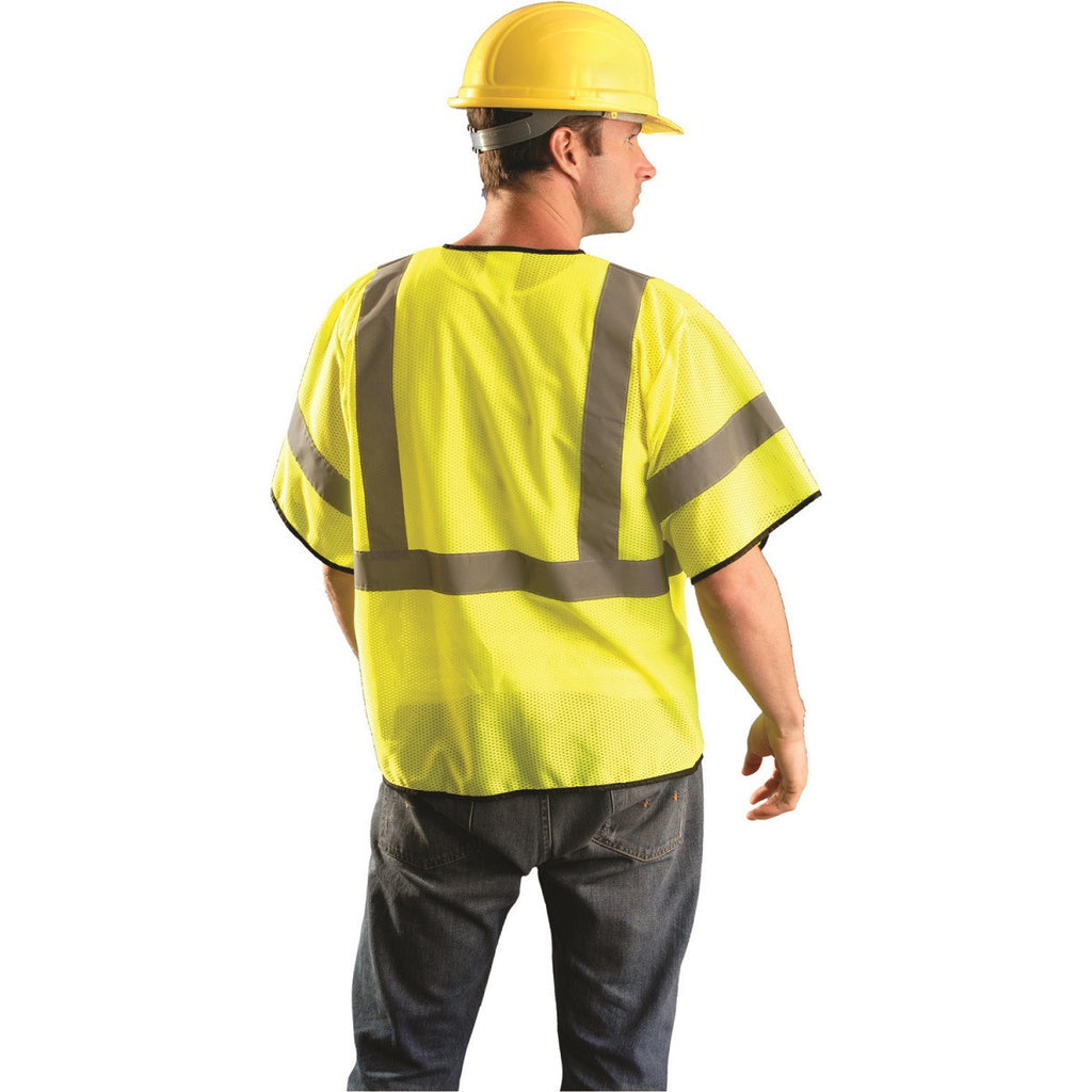 OccuNomix Men's Yellow Value Mesh Standard Vest