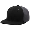 Pacific Headwear Black/Graphite/Black Premium M2 Performance Trucker FlexFit Cap