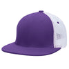 Pacific Headwear Purple/White/Purple Premium M2 Performance Trucker FlexFit Cap