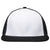 Pacific Headwear White/Black/Black Premium M2 Performance Trucker FlexFit Cap