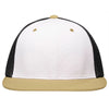 Pacific Headwear White/Black/Vegas Premium M2 Performance Trucker FlexFit Cap