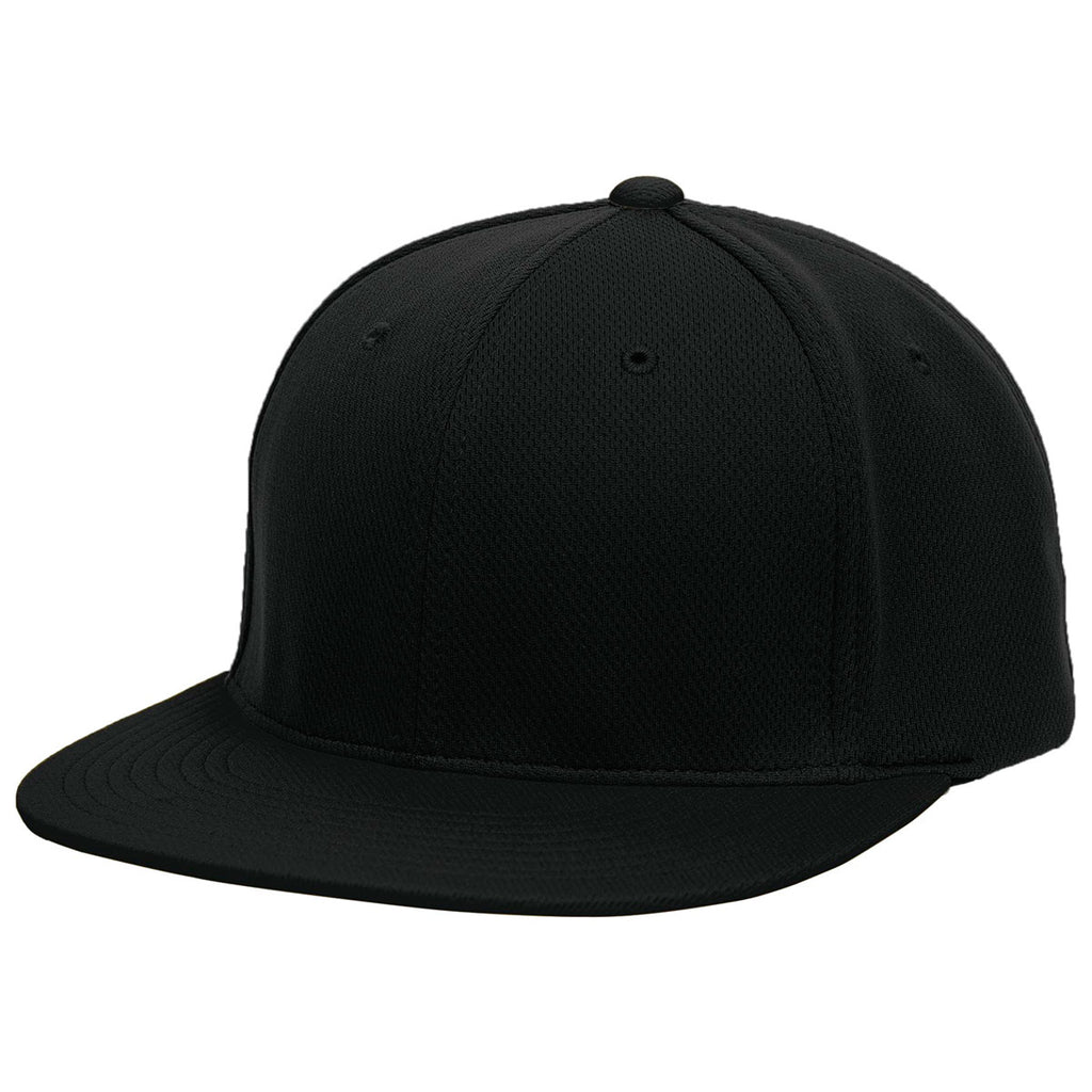 Pacific Headwear Black Premium P-Tec FlexFit Cap