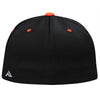 Pacific Headwear Black/Orange Premium P-Tec FlexFit Cap