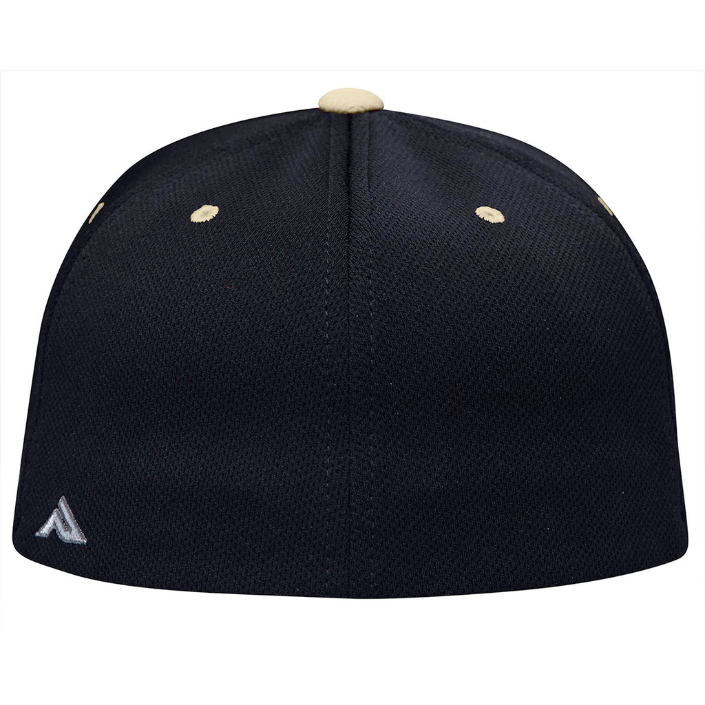 Pacific Headwear Navy/Vegas Premium P-Tec FlexFit Cap