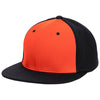 Pacific Headwear Orange/Black/Black Premium P-Tec FlexFit Cap