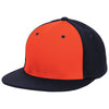 Pacific Headwear Orange/Navy/Navy Premium P-Tec FlexFit Cap
