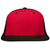 Pacific Headwear Red/Black/Black Premium P-Tec FlexFit Cap