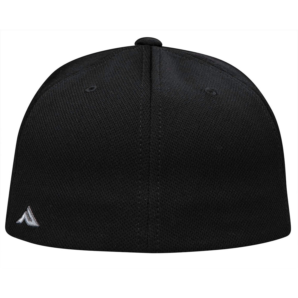 Pacific Headwear White/Black/Black Premium P-Tec FlexFit Cap