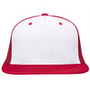 Pacific Headwear White/Red/Red Premium P-Tec FlexFit Cap