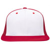 Pacific Headwear White/Red/Red Premium P-Tec FlexFit Cap