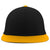 Pacific Headwear Black/Gold Premium A/C2 Performance FlexFit Cap