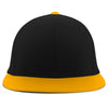 Pacific Headwear Black/Gold Premium A/C2 Performance FlexFit Cap