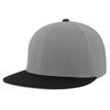 Pacific Headwear Silver/Black Premium A/C2 Performance FlexFit Cap