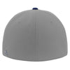 Pacific Headwear Silver/Navy Premium A/C2 Performance FlexFit Cap