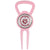 Gold Bond Inc Pink Bottle Opener Tool With Ball Marker
