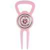 Gold Bond Inc Pink Bottle Opener Tool With Ball Marker