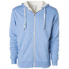 Independent Trading Co. Unisex Sky Heather Sherpa-Lined Hooded Sweatshirt