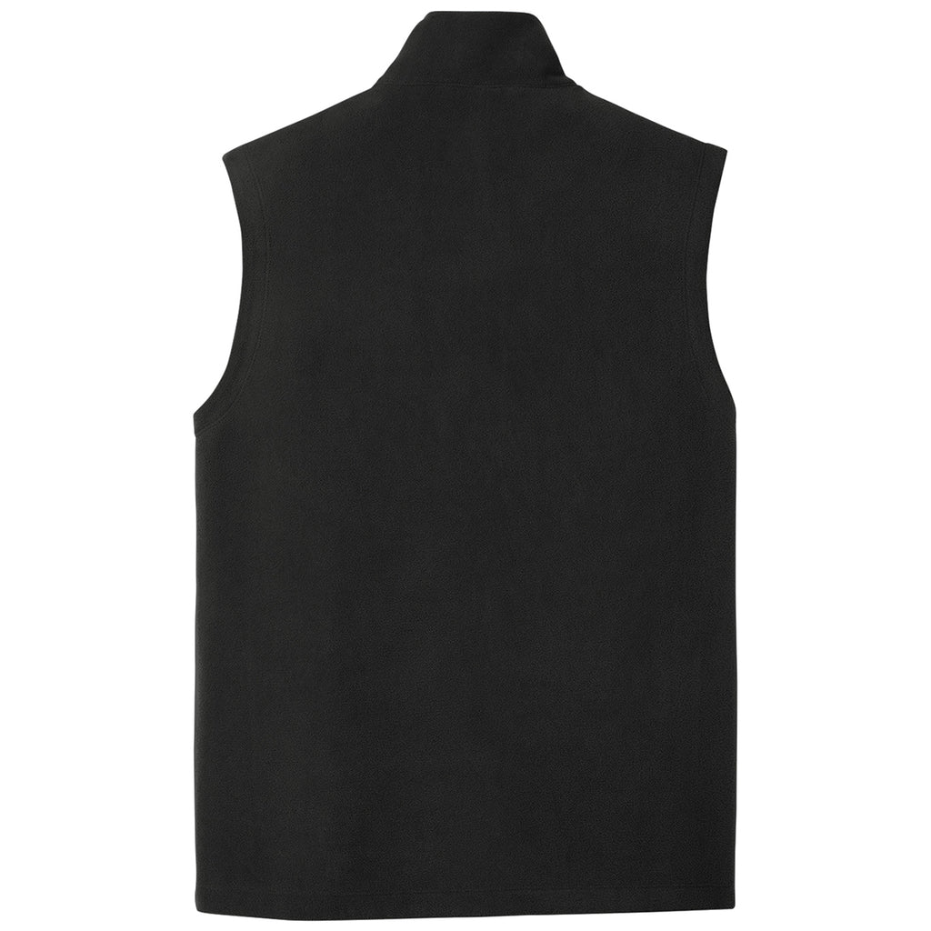 Port Authority Men's Black Accord Microfleece Vest