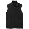 Port Authority Men's Black Accord Microfleece Vest