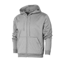 BAW Heather Grey Dry-Tek Full Zip Fleece