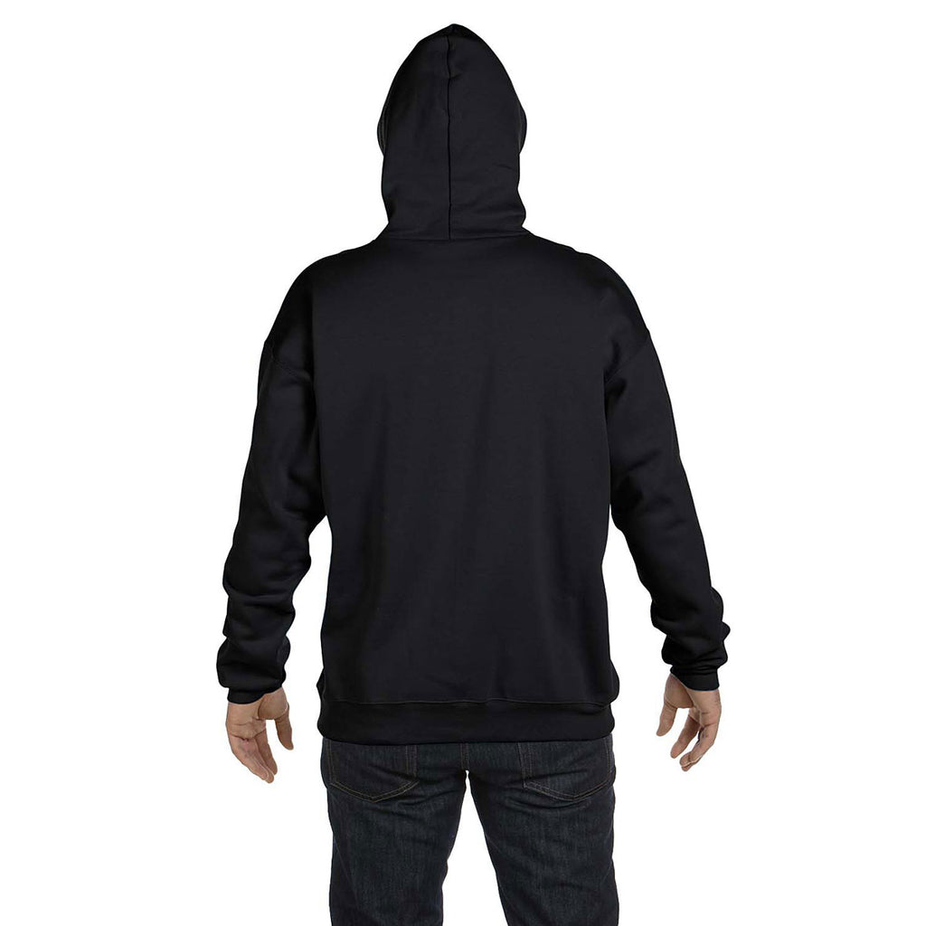 Hanes Men's Black 9.7 oz. Ultimate Cotton 90/10 Pullover Hood