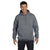 Hanes Men's Charcoal Heather 9.7 oz. Ultimate Cotton 90/10 Pullover Hood