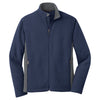 Port Authority Men's True Navy/Battleship Grey Colorblock Value Fleece Jacket