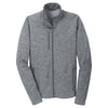 Port Authority Men's Grey Digi Stripe Fleece Jacket