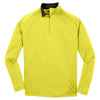 Sport-Tek Men's Safety Yellow/Black Sport-Wick 1/4-Zip Fleece Pullover
