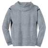 Sport-Tek Men's Grey Heather/Black Tech Fleece Colorblock Hooded Sweatshirt