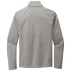 Port Authority Men's Gusty Grey Heather Diamond Fleece Quarter Zip Pullover