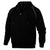 BAW Black Full Zip Hooded Fleece Sweatshirt