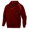 BAW Red Full Zip Hooded Fleece Sweatshirt