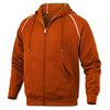 BAW Texas Orange Full Zip Hooded Fleece Sweatshirt