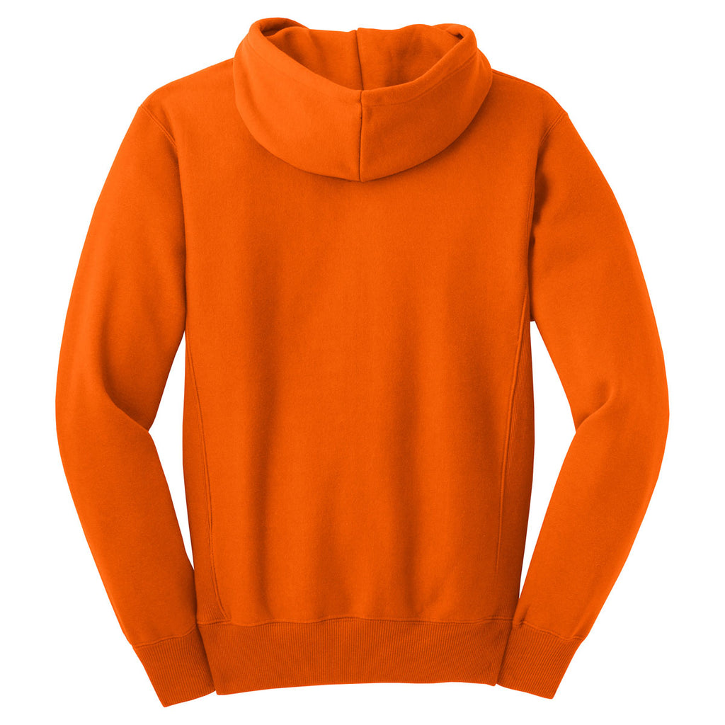 Sport-Tek Men's Orange Super Heavyweight Pullover Hooded Sweatshirt