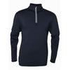 BAW Men's Navy 1/4 Zip Comfort Weight Sweatshirt