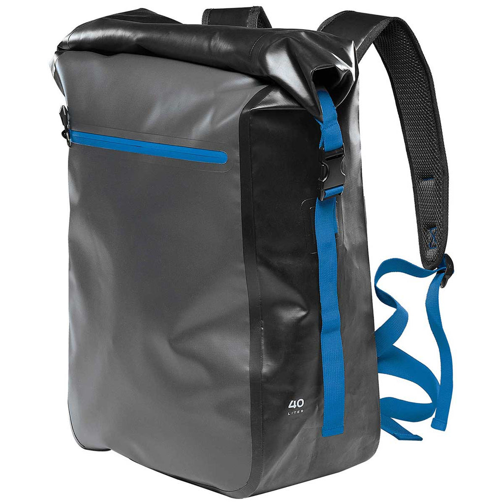 Stormtech Black/Graphite/Azure Blue Kemano Backpack