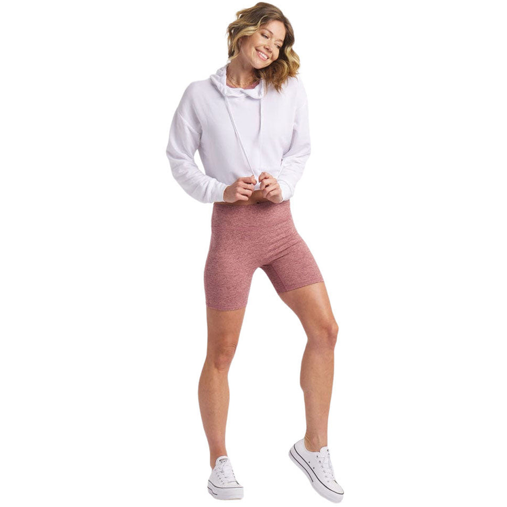 Feat Women's White TreeCell Plush Crop Hoodie
