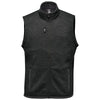 Stormtech Men's Black Heather Avalanche Full Zip Fleece Vest