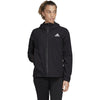 adidas Women's Black BOS 3-Stripe Rain Ready Jacket