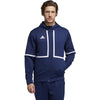 adidas Men's Team Navy Blue/White Under The Lights Full Zip Jacket