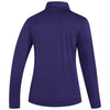 adidas Women's Team Collegiate Purple/White Under The Lights Long Sleeve Woven 1/4 Zip