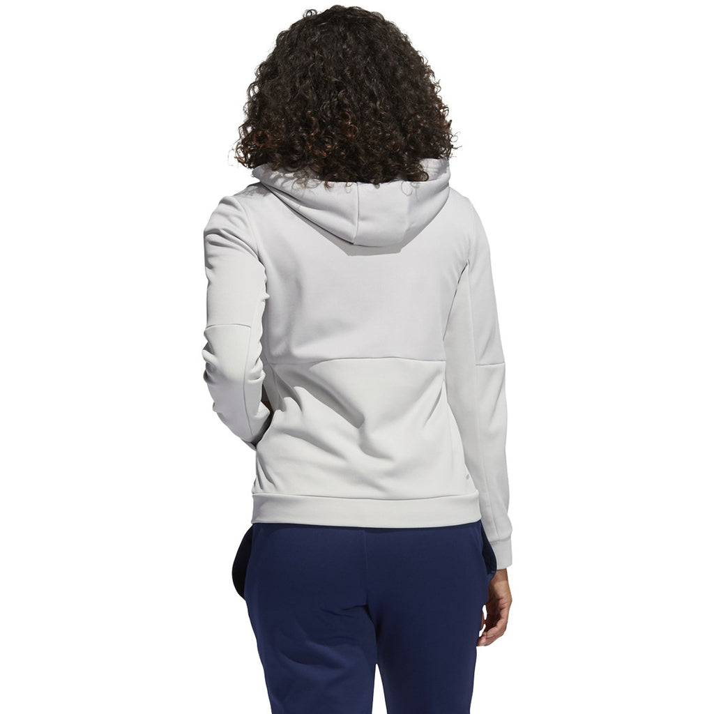 adidas Women's Grey Two/White Team Issue Full Zip Jacket