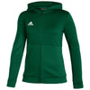adidas Women's Team Dark Green/White Team Issue Full Zip Jacket