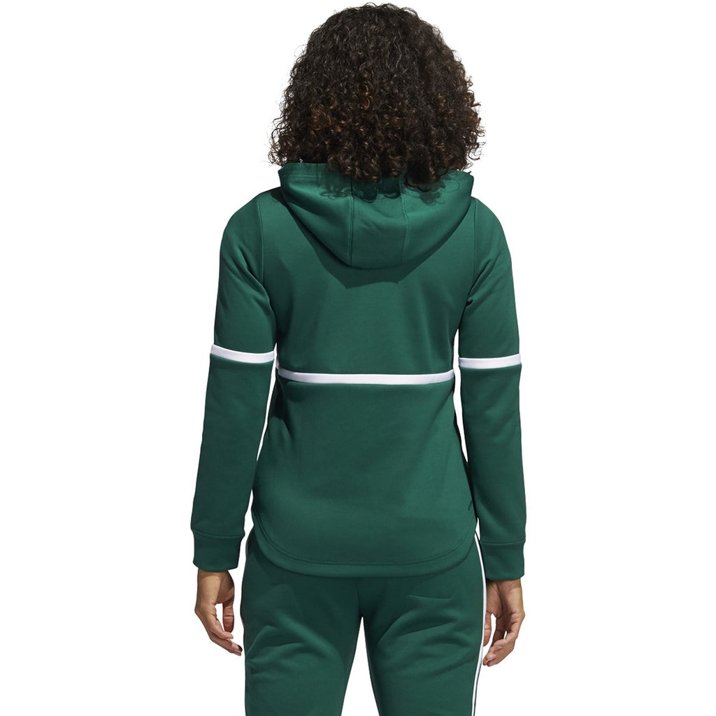 adidas Women's Team Dark Green/White Under The Lights Full Zip Jacket