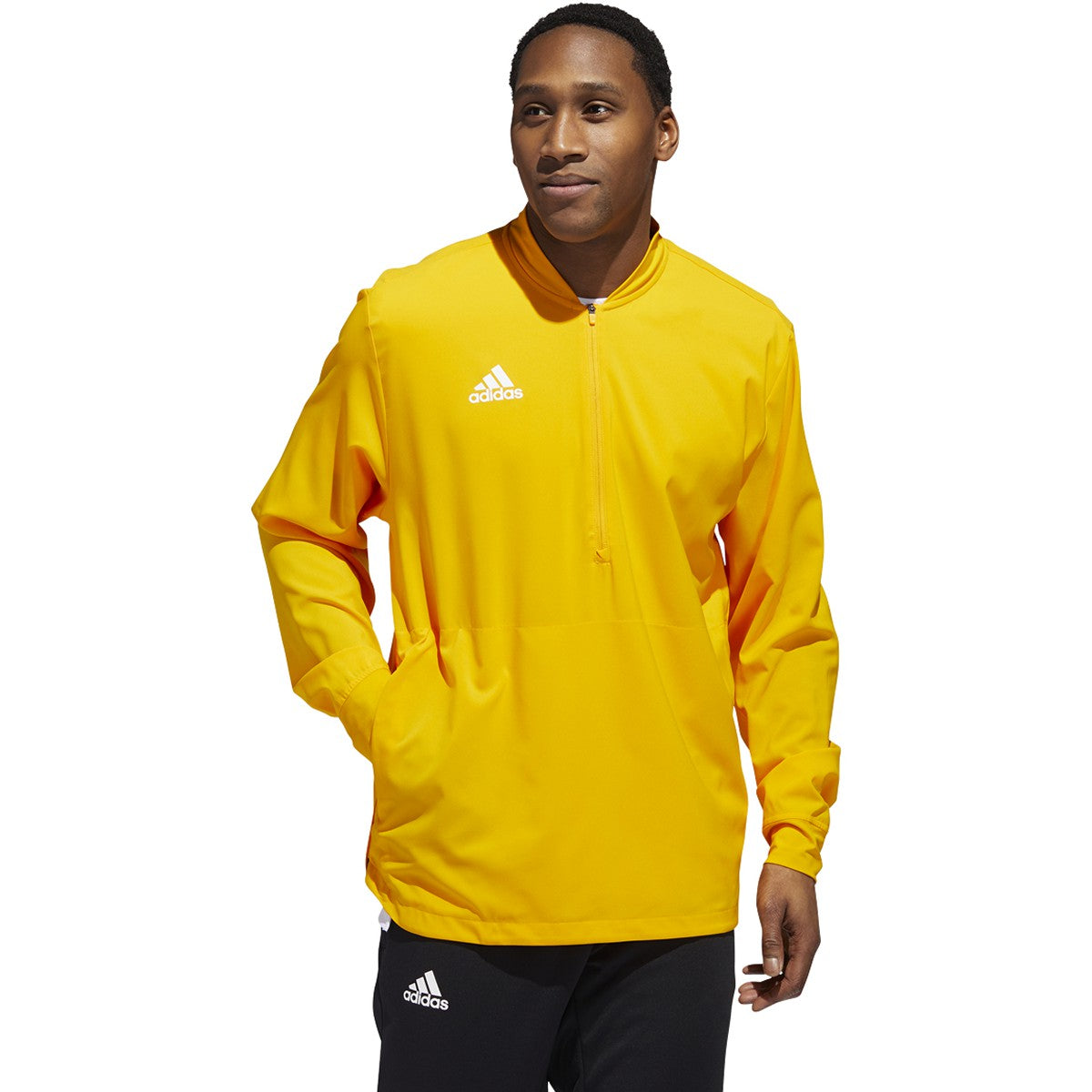 adidas Men's Team Collegiate Gold/White Under The Lights Long Sleeve W