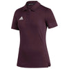 adidas Women's Team Maroon/White Under The Lights Coaches Polo