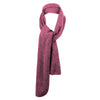 Port Authority Pink Heather/Black Heathered Knit Scarf